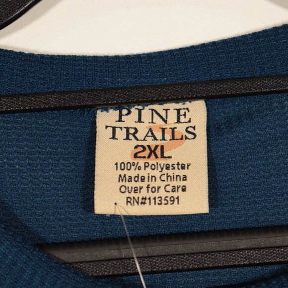 NWT Pine Trails 2XL Blue Shirt - Picture 7 of 11